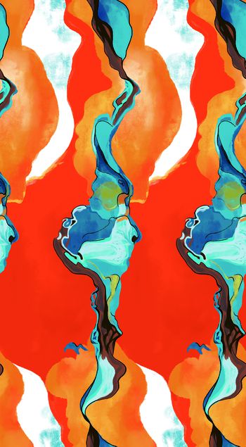 水彩印花华亿平台图片