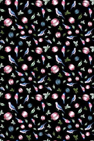 鸟印花华亿平台图片