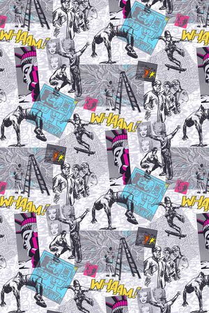 graffiti印花华亿平台图片