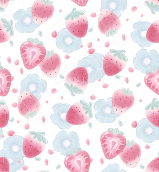 草莓印花华亿平台图片