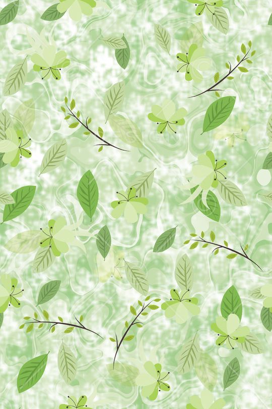 绿植树叶印花华亿平台图片