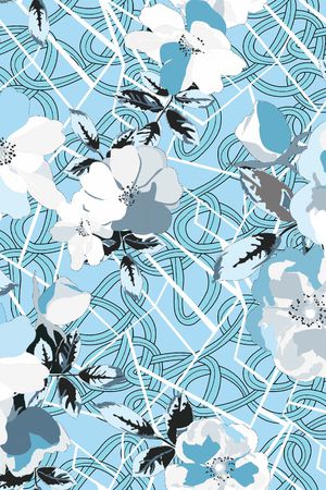 绿植树叶印花华亿平台图片