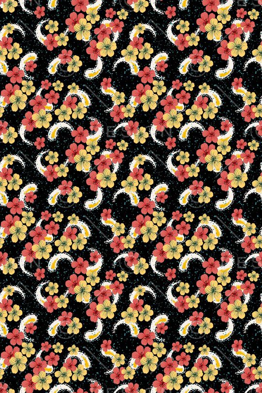 复古印花华亿平台图片