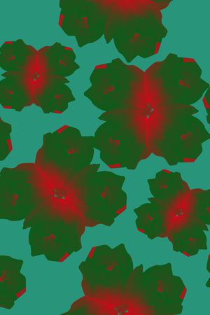 几何花卉印花华亿平台图片