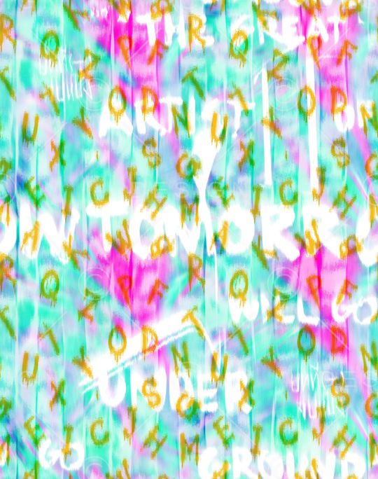 字母印花华亿平台图片