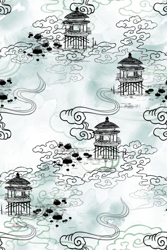 水彩印花华亿平台图片