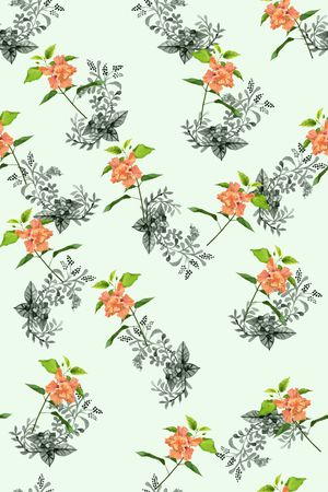 绿植树叶印花华亿平台图片