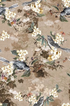 小清新印花华亿平台图片