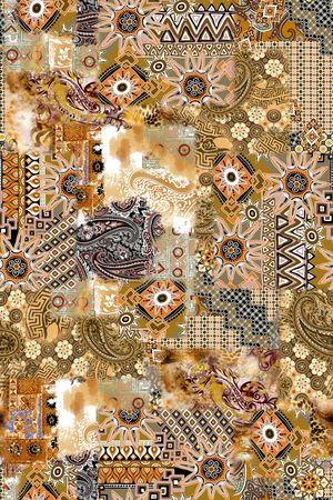 几何印花华亿平台图片