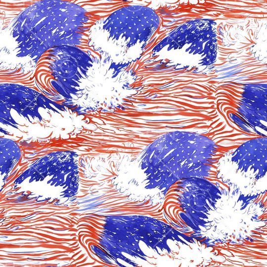 抽象花卉印花华亿平台图片