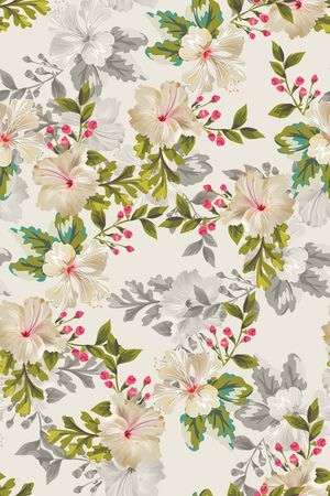 绿植树叶印花华亿平台图片