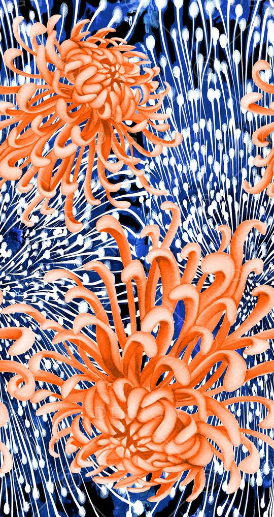 女装定位花印花华亿平台图片