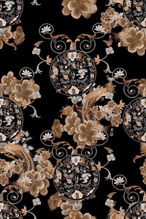 民族风印花华亿平台图片