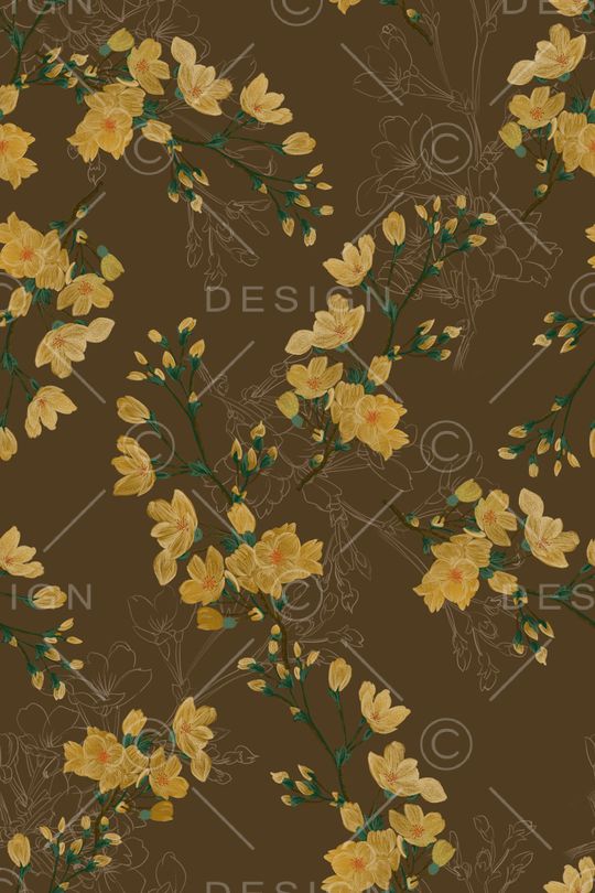 绿植树叶印花华亿平台图片