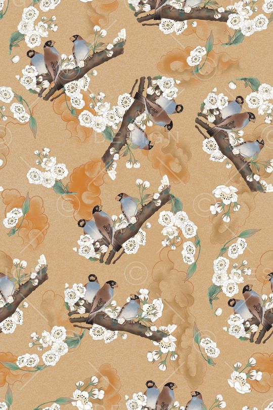 绿植树叶印花华亿平台图片