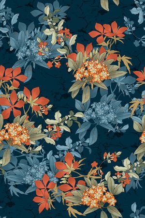 绿植树叶印花华亿平台图片