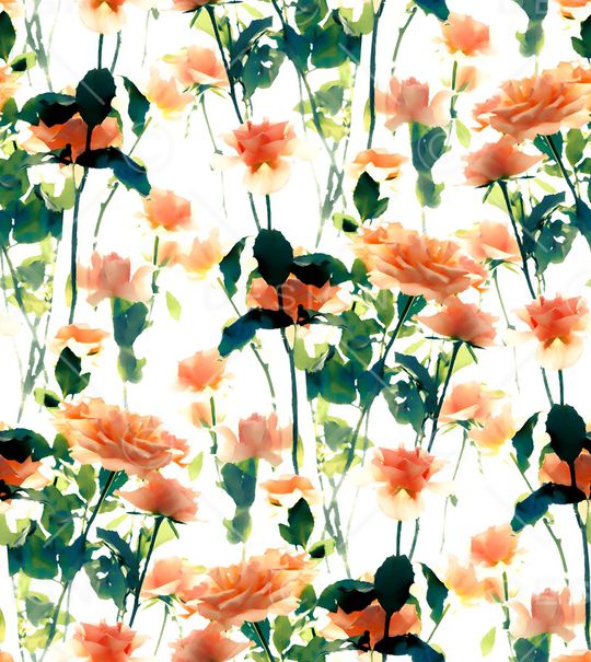 玫瑰花印花华亿平台图片