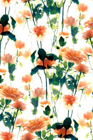 玫瑰花印花华亿平台图片