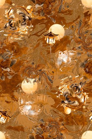 民族风印花华亿平台图片