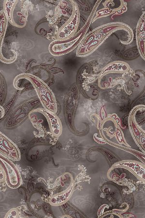 佩斯利印花华亿平台图片