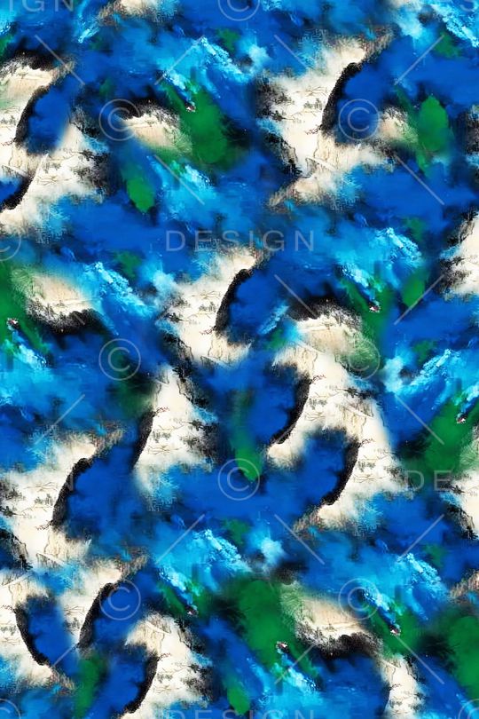 几何印花华亿平台图片