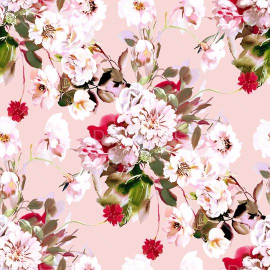 真丝印花华亿平台图片