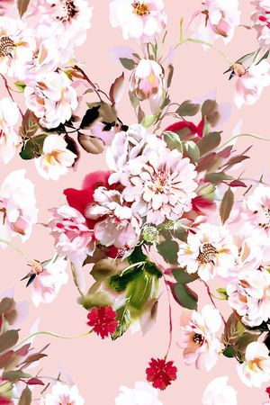 真丝印花华亿平台图片