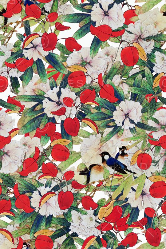 绿植树叶印花华亿平台图片