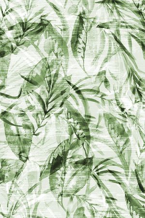 绿植树叶印花华亿平台图片