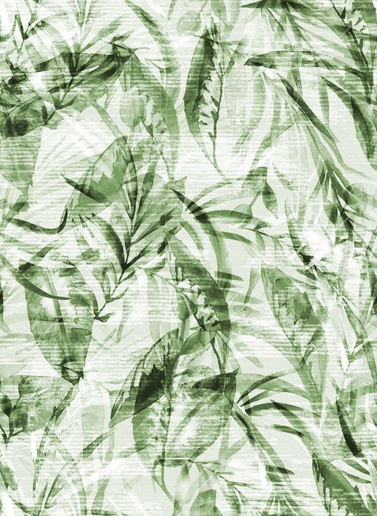 绿植树叶印花华亿平台图片