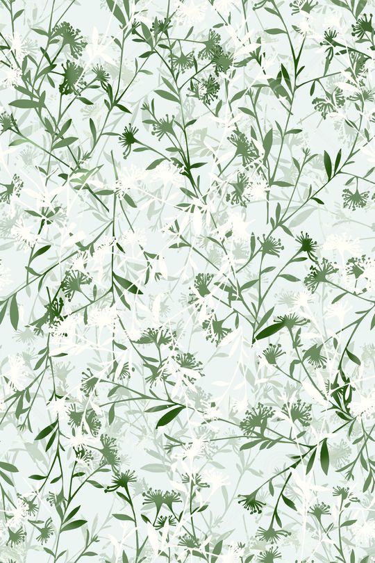 绿植树叶印花华亿平台图片