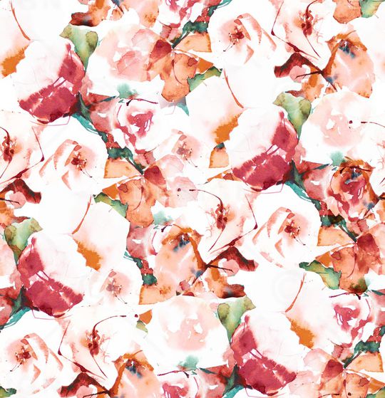 玫瑰花印花华亿平台图片