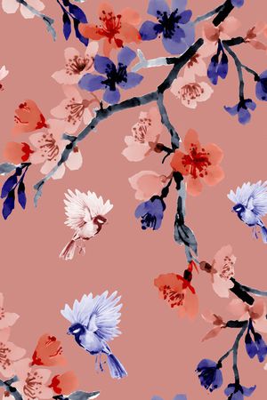 梅花印花华亿平台图片