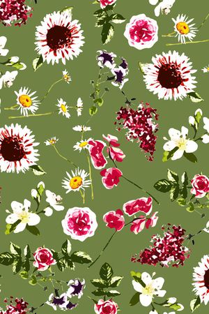 小清新印花华亿平台图片