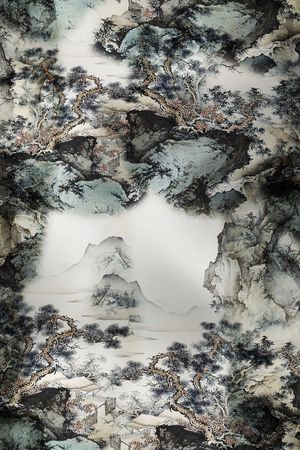 香云纱印花华亿平台图片