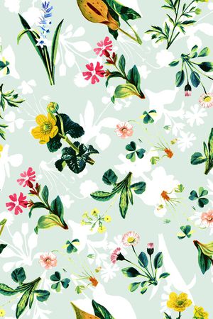 小清新印花华亿平台图片