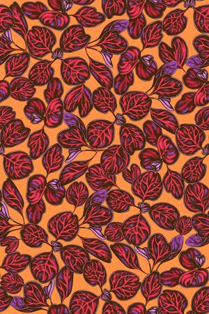 绿植树叶印花华亿平台图片