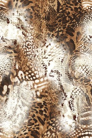 豹纹印花华亿平台图片