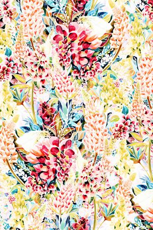 连衣裙印花华亿平台图片