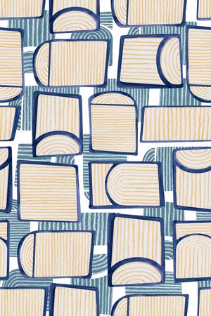 几何印花华亿平台图片