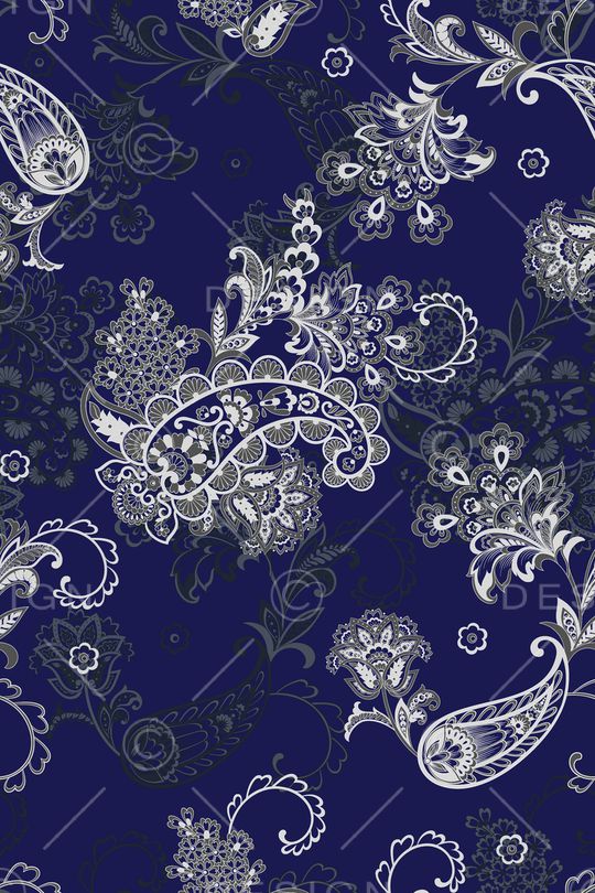 佩斯利印花华亿平台图片