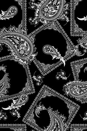 佩斯利印花华亿平台图片