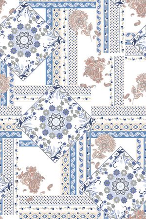 佩斯利印花华亿平台图片