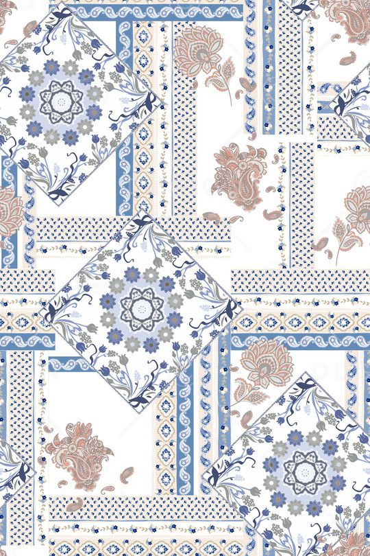 佩斯利印花华亿平台图片