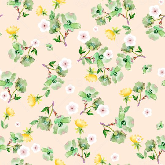 绿植树叶印花华亿平台图片