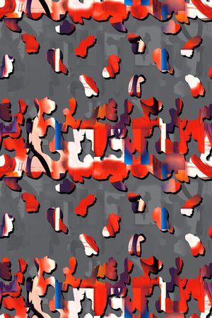 几何印花华亿平台图片