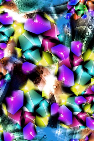 几何印花华亿平台图片