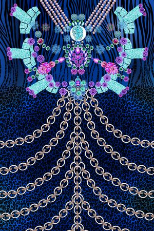 宫廷风印花华亿平台图片