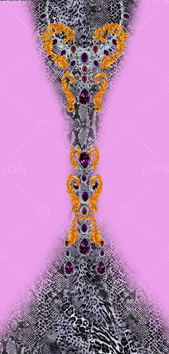 丝巾定位花印花华亿平台图片