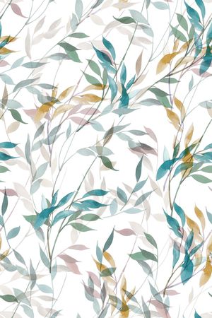 绿植树叶印花华亿平台图片